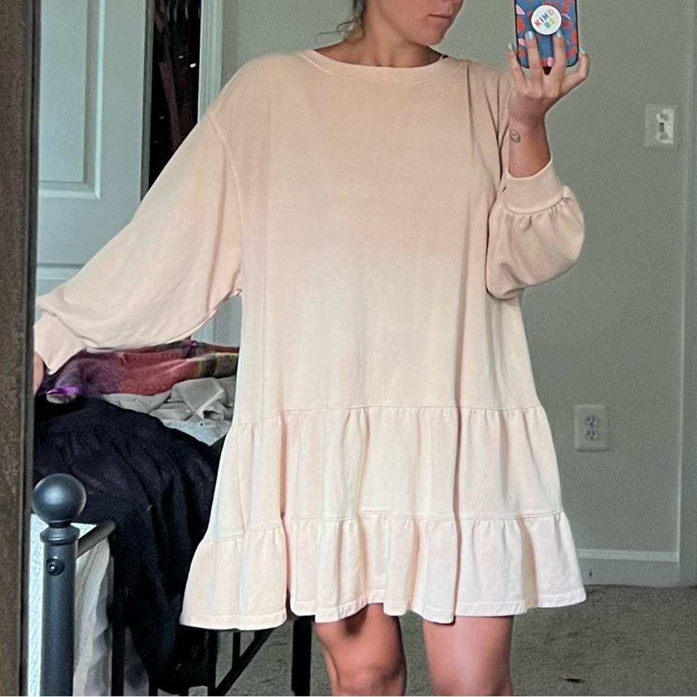 We the Free Sunny Side Tiered Ruffled mini dress